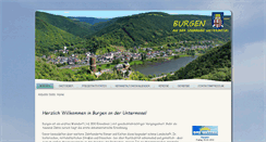 Desktop Screenshot of burgen-untermosel.de